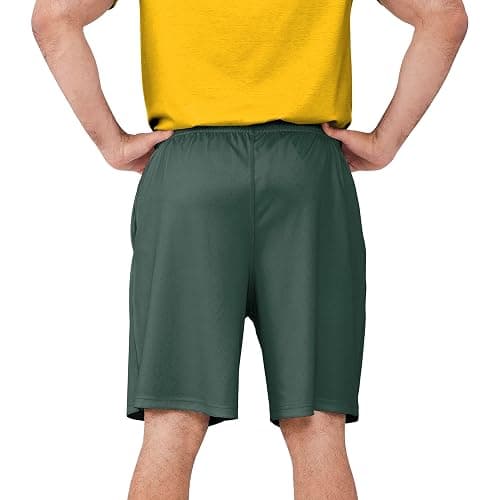FOCO NFL Mens NFL Team Logo Team Workout Training Shorts thumbnail 3