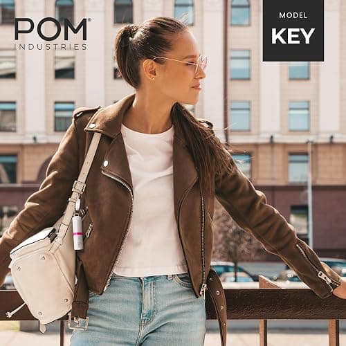 POM Pepper Spray Keychain, Quick Key Release for Instant Access, Flip Top Safety, Maximum Strength OC Formula with UV Marking Dye, 25 Bursts, 10 ft Range, 0.5 fl oz thumbnail 6
