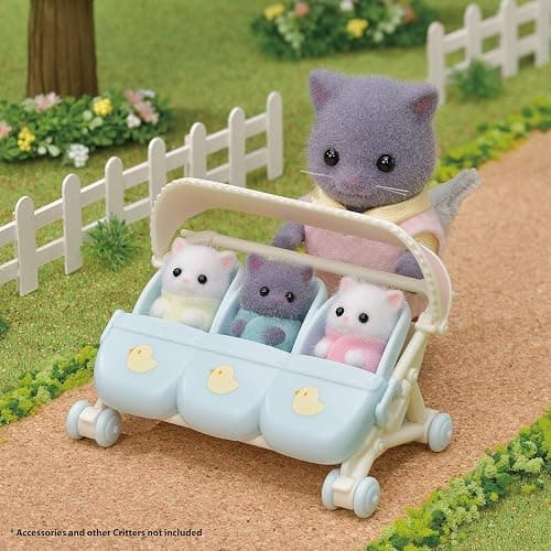 Sylvanian Families 5458 Persian Cat Triplets Dolls - dollhouse playsets thumbnail 5