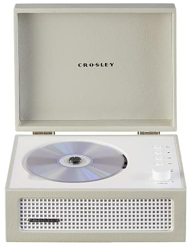 Crosley Voyager Portable CD Player with Bluetooth, Built-In Stereo Speakers & FM Radio – Rechargeable CD Players for Home, Office & Travel with Headphone Jack, Aux Input - Vintage Suitcase Design thumbnail 15