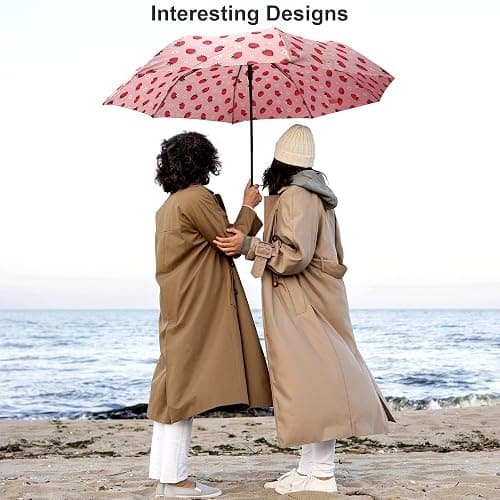 Nollia Compact Travel Umbrella with Auto Open – Windproof Folding Umbrella, Lightweight & Portable for Rain thumbnail 3