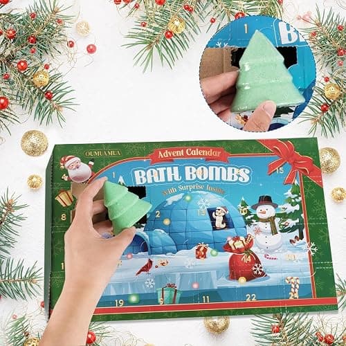 24 Pack Christmas Bath Bombs for Kids with Surprise Toys Inside, 2026 Kids Advent Calendar Bathbombs Set Bubble Bath Bombs for Christmas Stuff Gifts for Boys Girls Xmas New Year Birthday Party Favors thumbnail 5