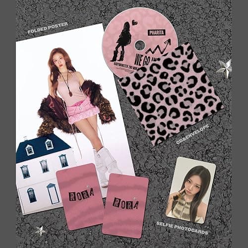 BABYMONSTER - 2nd MINI ALBUM WE GO UP PATTERN - ASA Ver. Photobook + Folded Poster + Mood Strip + Gift thumbnail 4