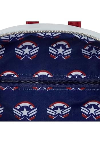 Loungefly Marvel Falcon Captain America Cosplay Mini Backpack Captain America One Size thumbnail 6
