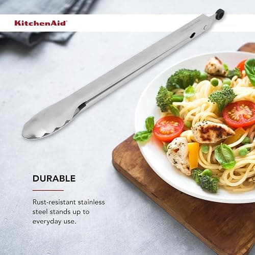 KitchenAid Stainless Steel Long Tongs, 14 Inch thumbnail 6