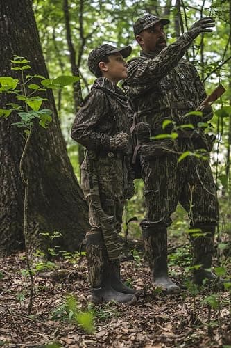 Mossy Oak Men's Long Sleeve Camo Hunting Shirts Cotton Mill thumbnail 4