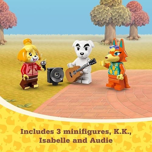 LEGO Animal Crossing K.K.’s Concert in The Plaza Building Toys Set - Animal Crossing Toy Figures & Playsets for Kids, Girls & Boys, Ages 7+ - Pretend Play Gift for Christmas - 77052 thumbnail 6