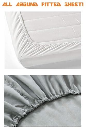 Elegant Comfort 1500 Premium Hotel Quality 1-Piece Fitted Sheet, Softest Quality Microfiber - Deep Pocket up to 16 inch, Wrinkle and Fade Resistant, Queen, Burgundy thumbnail 2