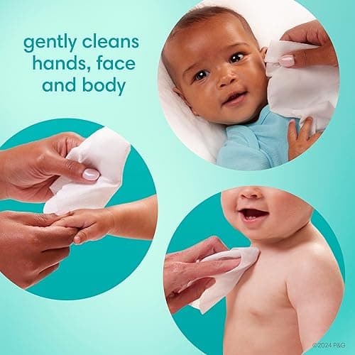 Pampers Baby Wipes Sensitive Perfume Free 12X Pop-Top Packs 1008 Count - 1008 Count (Pack of 12) thumbnail 6