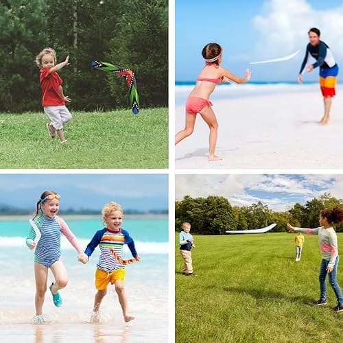 24 Pcs Plastic Boomerangs Craft for Teens Color Your Own DIY V Shaped Returning Boomerangs with Markers Fun Outdoor Throw Catch Flying Toy for Boys Girls Classroom Game Vbs Craft School Activities thumbnail 5