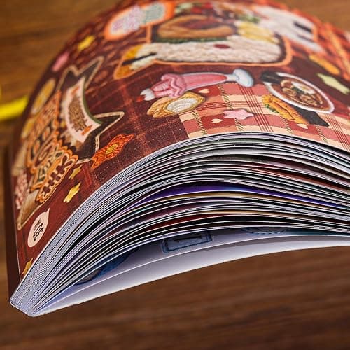 Girl's Japanese Retro Sticker Book, 700+ Kawaii Old Showa Style Embroidered Stickers, Cute Food Theme for DIY Scrapbooking Journaling Handbook Decoration thumbnail 6