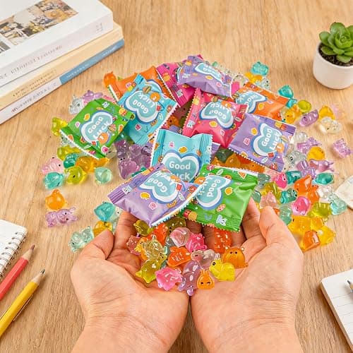50 Pcs Glow in The Dark Mini Resin Animals Blind Bags, Mystery Figurines for DIY Crafts, Fairy Garden Decor, Dollhouse Accessories, Party Favors & Kids Surprise Gifts thumbnail 2