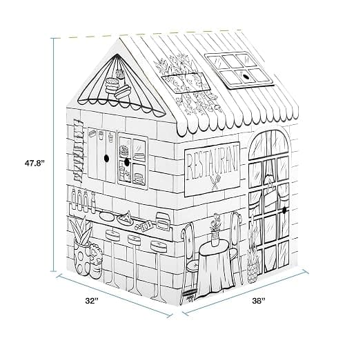 Bankers Box at Play Large Color in Treats N' Eats Playhouse, Cardboard Playhouse and Life Size Craft Activity for Kids and Families thumbnail 2