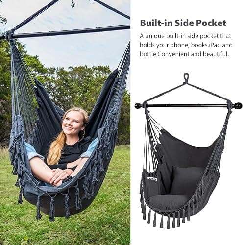 hanging chair WITH SUPPORTS thumbnail 3