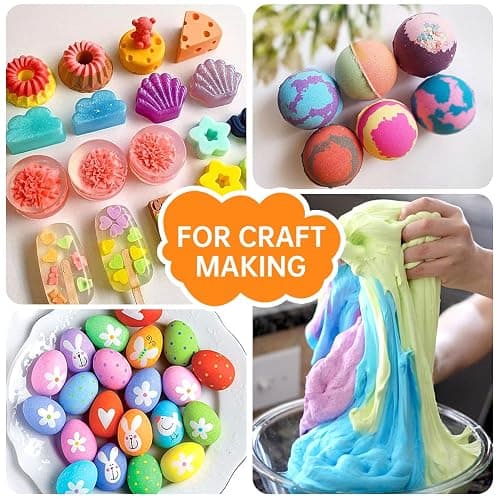 Food Coloring Liquid – 24 Colors x 0.35 fl oz Concentrated Water-Based Food Dye for Baking, Icing, Cake Decorating, Slime, Soap, Easter Eggs thumbnail 7