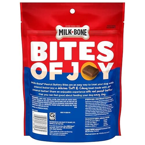 Milk-Bone Peanut Buttery Bites Soft Dog Treats with Jif Peanut Butter, 11.8 Ounce Bag thumbnail 3