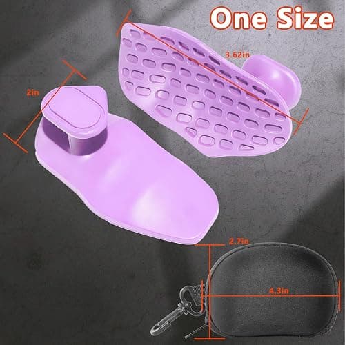 Epritliber Silicone Gym Grips for Weight Lifting,Workout Gloves for Women Men Alternative,Anti Slip Gym Workout Grip,Rubber Gym Hand Grips-Weightlifting Grips Pad for Barbell,Pull Up,Ryptfit,Training thumbnail 2