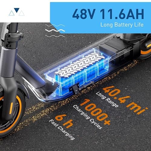Hiboy S2/S2 MAX Electric Scooter, 350/500W Motor, 8.5/10" Tires, 17/40.4 Miles Range E Scooter, 19 Mph Folding Commuter Electric Scooter for Adults thumbnail 3