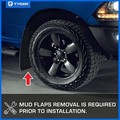 Tyger Auto Fender Flare Compatible with 1999-2006 Chevy Silverado GMC Sierra 1500 2500 3500HD; 2007 Classic Fleetside, Fine-Textured Black Paintable Factory Style 4pc | TG-FF6C4218 thumbnail 3