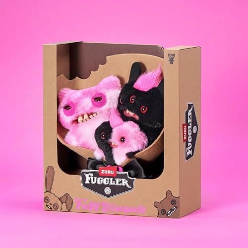 Fuggler Bouquets: 2x9 Inch + 1x3.5 Inch Plush Set (Munch Munch, Reek-o, Munch-o) by ZURU, Funny Ugly Monster Designs, Unique Gift for Collectors thumbnail 4