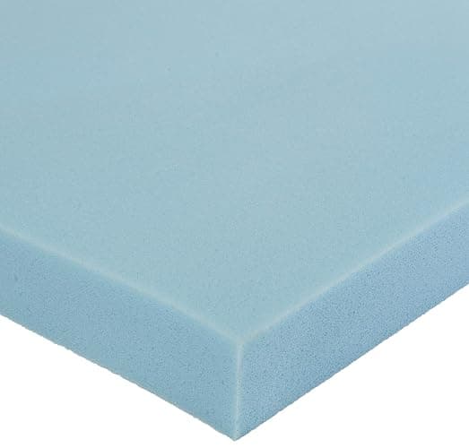 Amazon Basics Full Mattress Topper, Cooling Gel-Infused, CertiPUR-US Certified, 2 Inches, Blue thumbnail 4