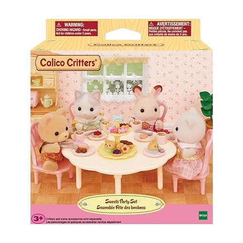 Calico Critters Sweets Party Set - The Perfect Dollhouse Accessories to Host a Tea Party for Your Critters! thumbnail 5