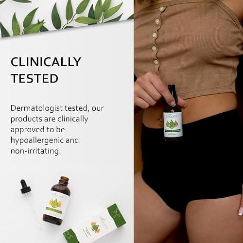 Bona Dea Naturals’ “The Original” All Natural Feminine Deodorant | Intimate Yoni Oil Relief for Vaginal Itch, Odor, & Dryness | 4oz Dropper Bottle Refill thumbnail 4