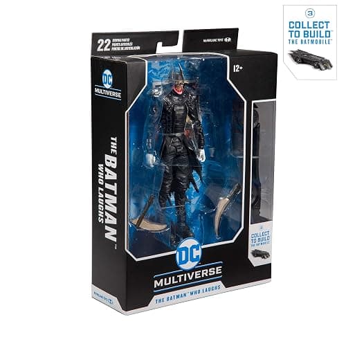McFarlane Toys DC Multiverse Batman Who Laughs Action Figure with Build-A Rebirth Batmobile (Piece 3) thumbnail 9