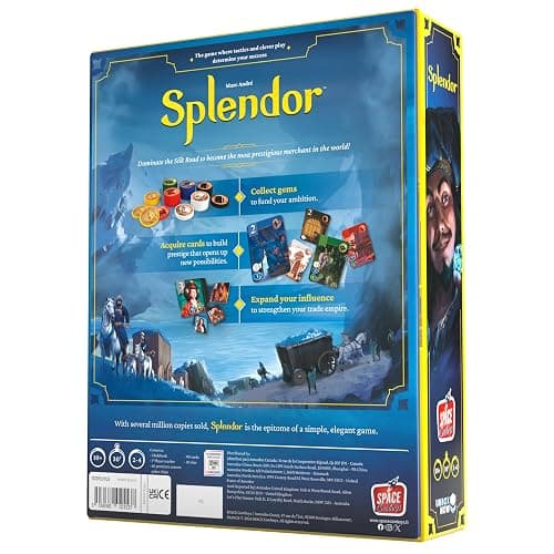 Splendor Board Game - Master The Art of Wealth and Prestige! - Engaging Gem Mining Strategy Game for Kids & Adults, Ages 10+, 2-4 Players, 30 Min Playtime thumbnail 4
