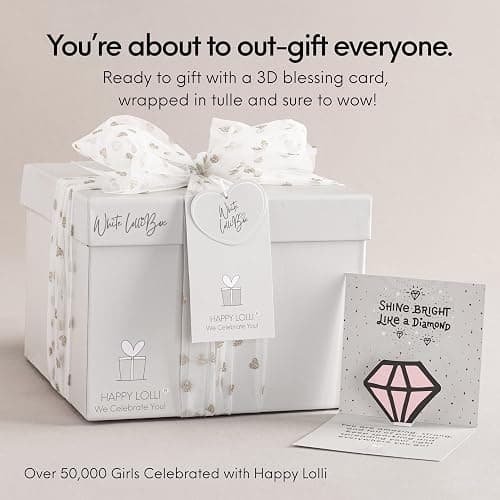 HAPPY LOLLI LolliBox Birthday Gift for Tween & Teen Girls Ages 8–15, Ready to Gift Surprise Box with Empowering Challenges thumbnail 6