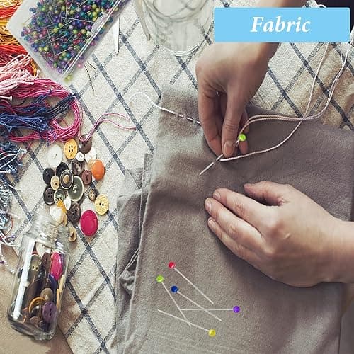 600PCS Sewing Pins Straight Pin for Fabric, Pearlized Ball Head Quilting Pins Long 1.5inch, Multicolor Corsage Stick Pin for Dressmaker, Jewelry DIY Decoration, Craft and Sewing Project thumbnail 6