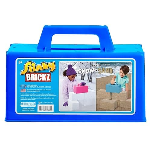 Just Play The Original Slinky® Brickz Sand and Snow Outdoor Play Toy, Pack of 2, 10-inch Wide Brick Mold, Pretend Play, Kids Toys for Ages 5 Up thumbnail 7