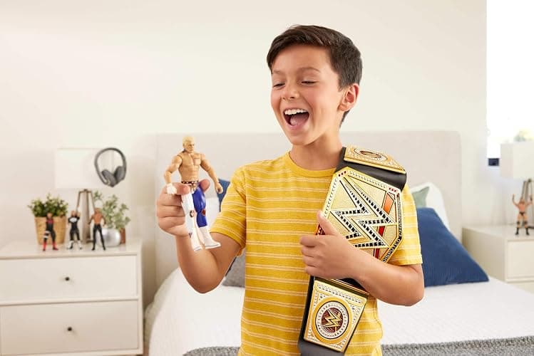 Mattel WWE Championship Title, Undisputed WWE Universal Championship Role-Play & Costume Accessory, Wearable Leather-like Belt 3+ Feet with One-Time Adjustment thumbnail 2