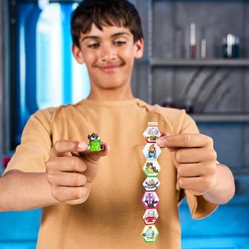 MrBeast Lab Swarms Battle Fusion Series Mega Lab Pack – Includes 14 Micro Beasts with Ultra Rare Venus Bear Trap, 80+ to Collect, Stickers & Stackable Fusion Caps for Display thumbnail 4
