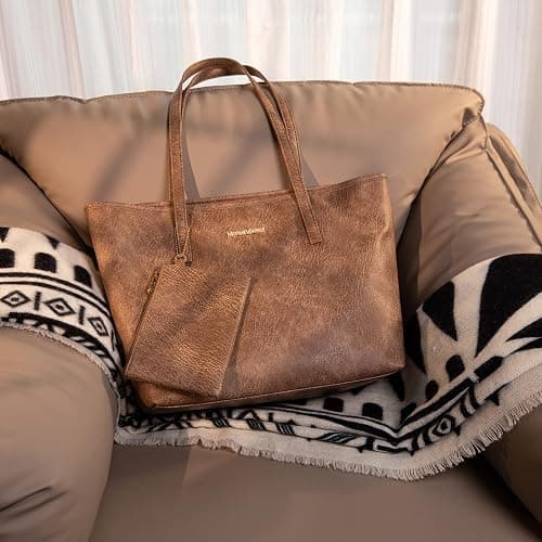 Montana West Tote Bags Vegan Leather Purses and Handbags for Women Top Handle Ladies Shoulder Bags thumbnail 2