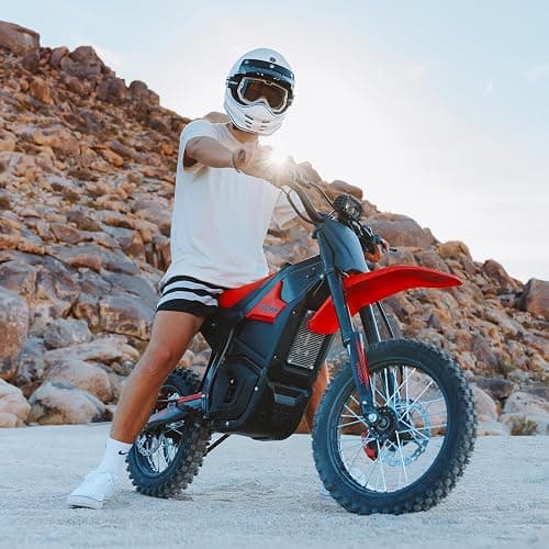 Yozma IN10 Electric Dirt Bike, 2600W 40MPH Electric-Motorcycle with 48V/23AH Battery Ebike, Full Hydraulic Brakes and Suspensions Mountain Off-Road E Dirt Bike, for Teens & Adults thumbnail 9