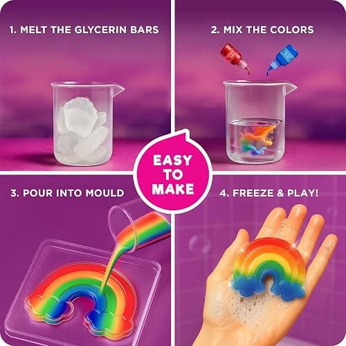 Doctor Jupiter Princess Super Soaps - Soap Making Kit for Kids Ages 4+ | Science Kit for Kids 4-5-6–7-8-12 Year Olds | Birthday Gift Ideas for Girls, Unicorn Toys, Summer Activities thumbnail 4