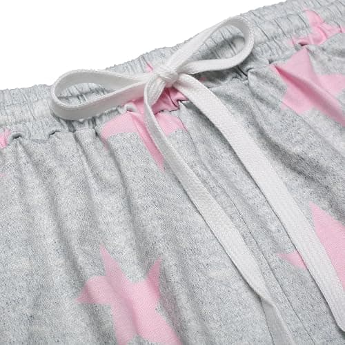 Korelayer 2 Pack Pajama Shorts for Women Cotton Sleep Shorts Casual Lounge Pants Drawstring Pj Bottoms thumbnail 4