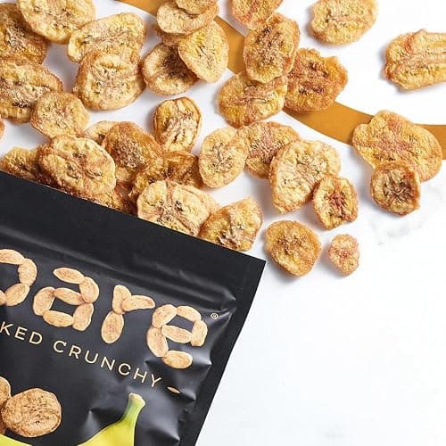 Bare Baked Crunchy Simply Banana Chips | 0.53 oz Snack Bags, 24 Count Bulk Value Pack | Gluten Free, Vegan, Made with Simple Ingredients | Naturally Sweet, Crunchy On-the-Go Snack thumbnail 5