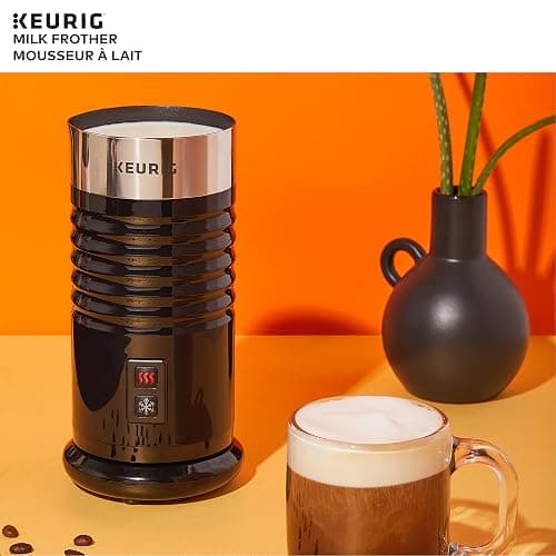 Keurig Milk Frother For Lattes And Cappuccinos, Features Hot And Cold Function, Black thumbnail 9