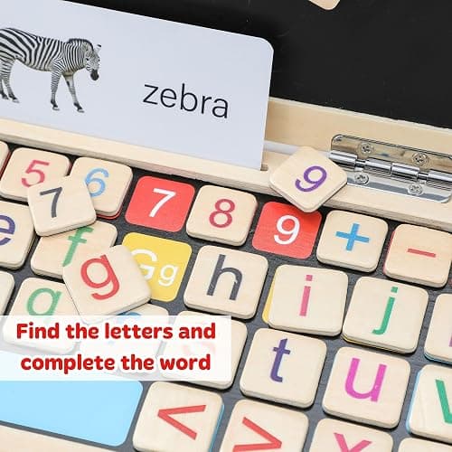 Montessori Toys 11.8" Laptop Preschool Learning Activities 3 Year Old Boy Gift, Pretend Play Toddlers Birthday Gift ,Learning and Educational Toys for 3 4 5 6 7 8 Year Old Kids thumbnail 6