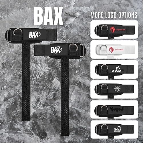 Ekkovision Weight Lifting Straps With Cuffed D Ring, Wrist Support for Men, Heavy Duty Thick Comfortable Lifting Straps, Secure Fit, Enhanced Grip, Straps for Weightlifting & Gym Training, Black thumbnail 6
