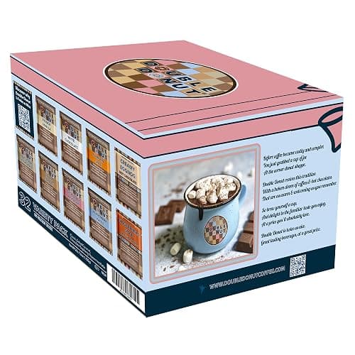 Gourmet Hot Cocoa Mix Variety Pack - Classic, Chocolate Raspberry, Salted Caramel, & Peppermint Hot Chocolate Mix Sets - 32 Count thumbnail 7
