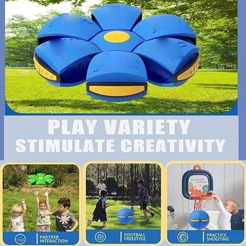 mcgotasy Magic Meta Ball, Magic Bouncing Ball, Children's Bouncing Balls, Magic Metaball, Magic Flying Saucer, Bouncy Balls, Parent-Child Interaction (4PCS, Lights) thumbnail 4