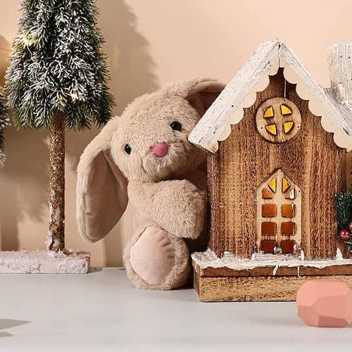 TCBunny Baby Bunny Bedtime Stuffed Animal Plush Easter Stuffers Toy Gifts 11" for Girls, Boys, Kids, (Beige) thumbnail 7