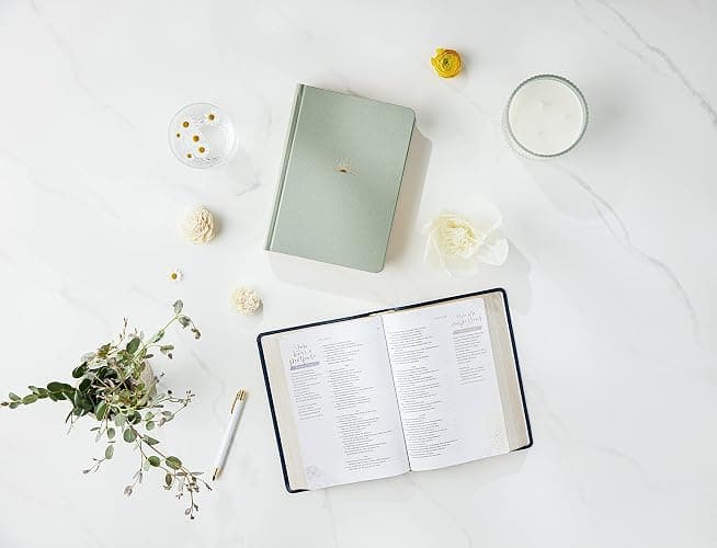 NLT DaySpring Hope & Encouragement Bible (Hardcover Deluxe, Seafoam Green) thumbnail 12