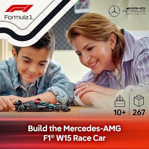 LEGO Speed Champions Mercedes-AMG F1 W15 Race Car Toy - Building Set for Kids, Boys & Girls, Ages 10+ - Toy Car for F1 Fans - Gift Idea for Birthday - 77244 thumbnail 2