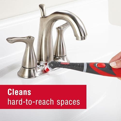 Rubbermaid Reveal Power Scrubber, Grout & Tile Bathroom Cleaner, Shower Cleaner, and Bathtub Cleaner, Multi-Purpose Scrub Brush thumbnail 6