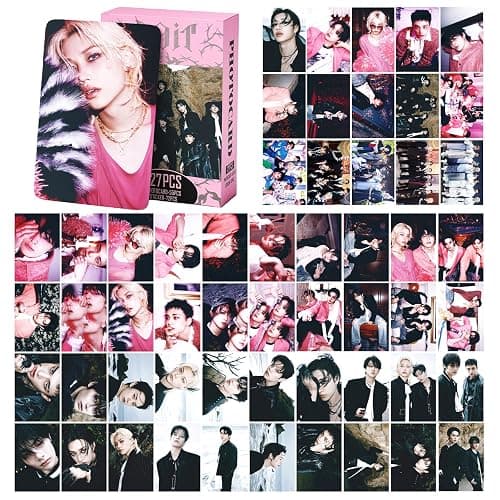 Stray Kids Photocards 127PCS DO IT Photo Card Set Stray Kids DO IT Album Merch Boys and Girls Card Set 55 PCS Photocard and 72 PCS Stickers Gift for STAY thumbnail 5