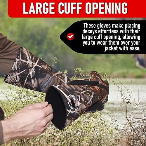 Insulated Camouflage Decoy Gloves — Waterproof/Cold Weather thumbnail 4
